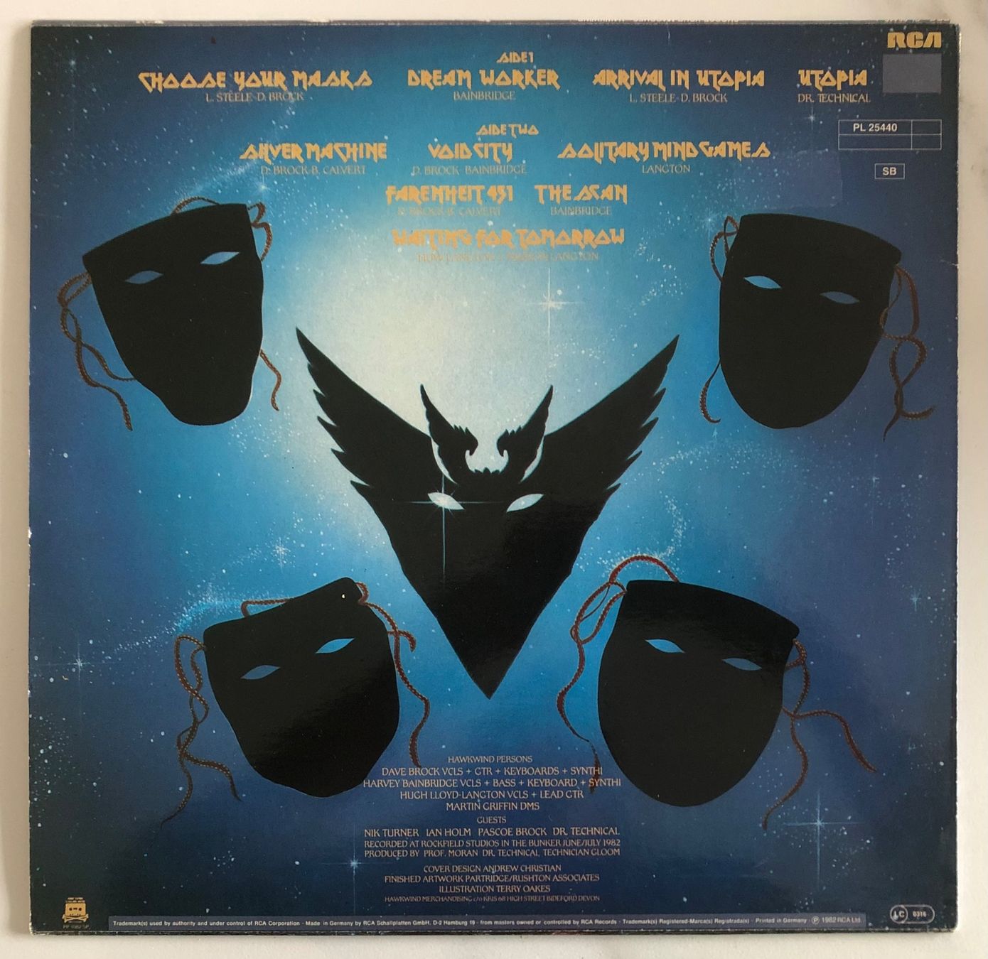Schallplatten: HAWKWIND - CHOOSE YOUR MASQUES – Gebraucht aus Poliez-Pittet von Newtown-Records 1