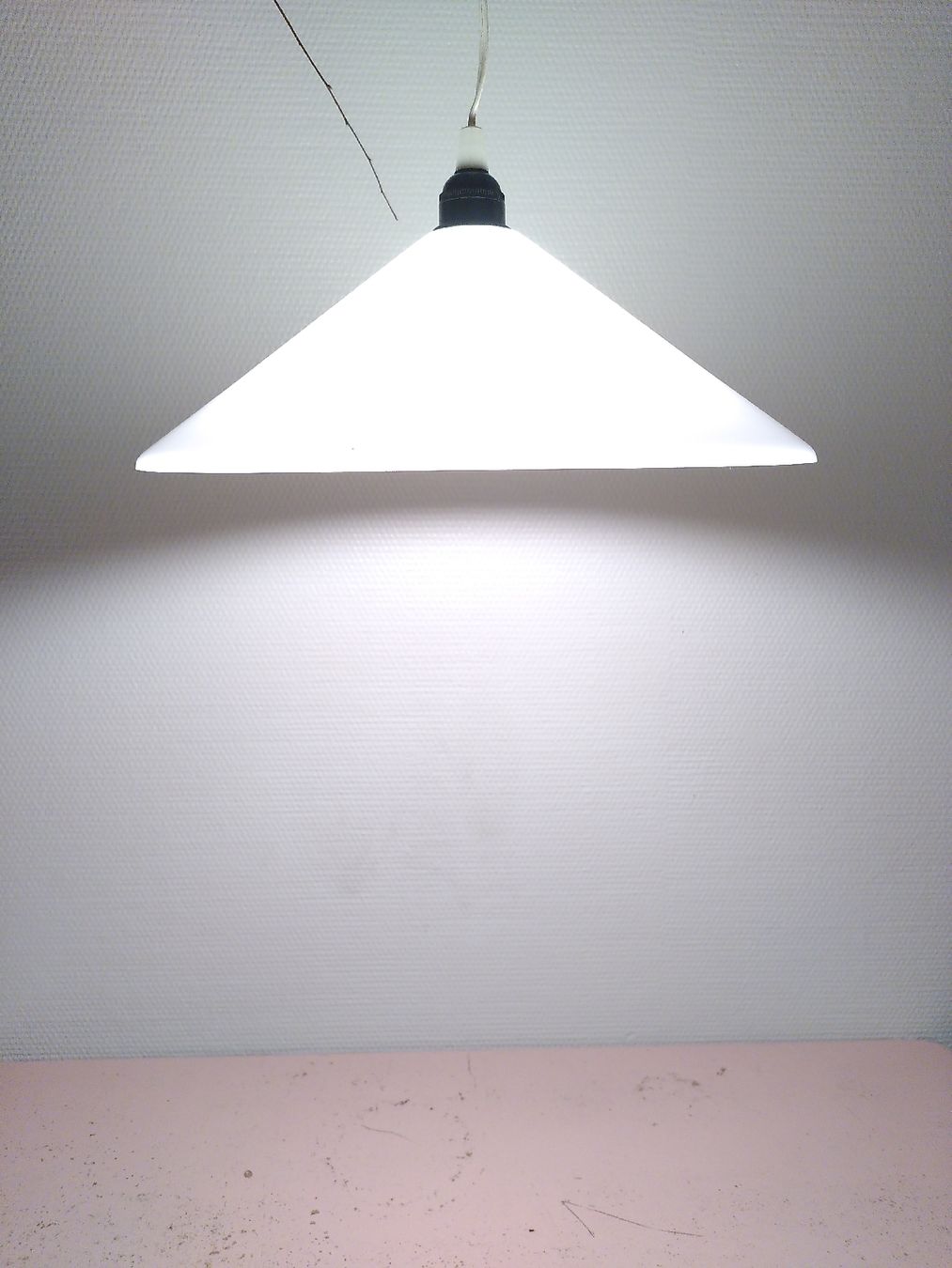 Paralumi: Lampenschirm, Kunststoff weiss, opal – Usato da Basel venduto da kas_8r2y 2