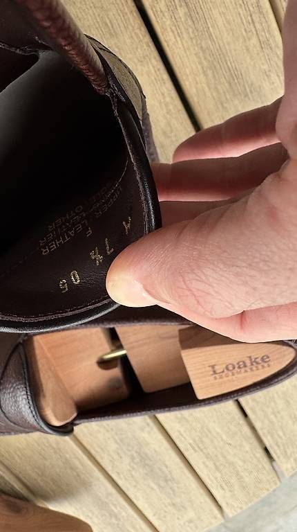 Scarpe da uomo: Loake Imperial Dark Brown Grain 7.5 – Usato da Zürich venduto da ALEXLIn 3