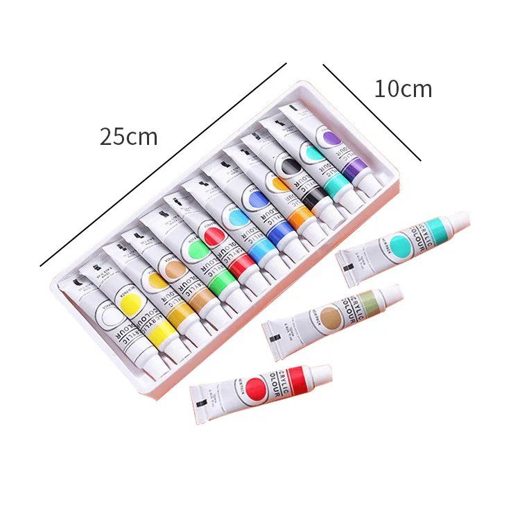 Colori: Kinder Handmalerei: 12-Farben Acrylfarben Set Leinwand – Nuovo e nell'imballaggio originale da Neuhausen am Rheinfall venduto da nyliastore 4