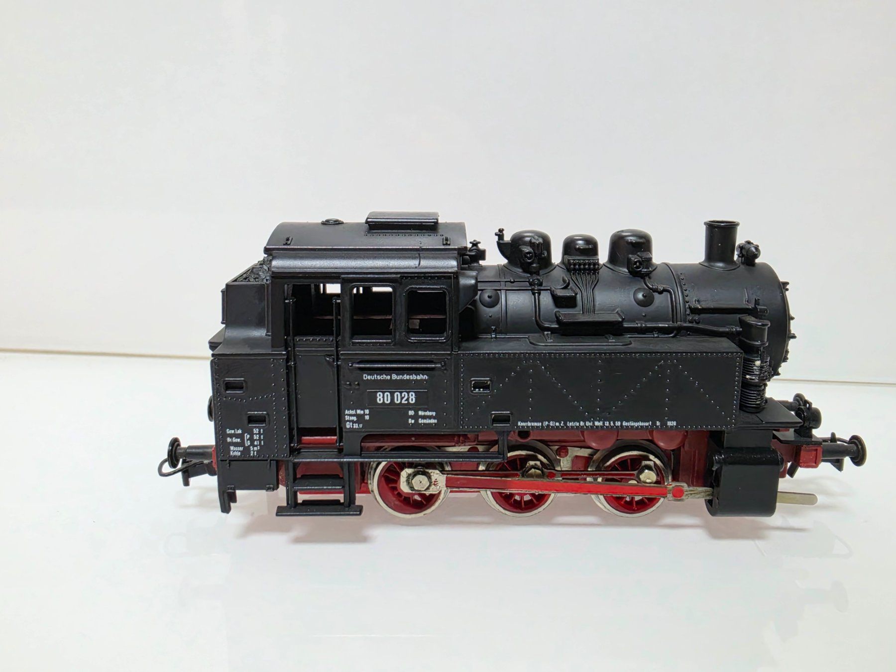 Roco Modelleisenbahnen: Roco DB Dampflok  BR 80 H0/DC – Gebraucht aus Neuenhof von ludovicco 3