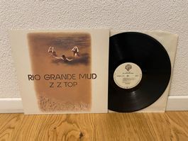 ZZ TOP - RIO GRANDE MUD LP EU BLUES ROCK NM SEHR GUT