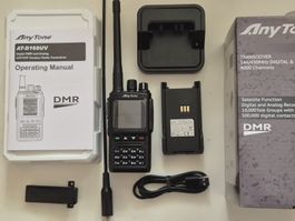 Anytone AT-D168UV mit 2. Akku und 2. Antenne