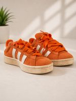 Adidas Campus Sneaker Orange Weiss Gute Zustand