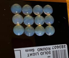 12 Stk  Cabochons Opal echt winzig neu