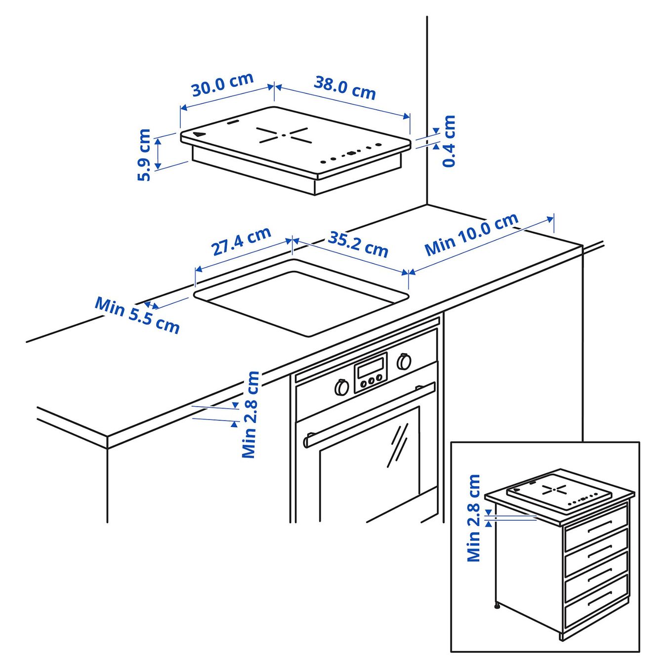Ikea Elettrodomestici da cucina: IKEA LAGAN Induktionskochfeld Plug-in 1 Zone/schwarz – Nuovo e nell'imballaggio originale da St. Gallen venduto da IKEA_St.Gallen 1