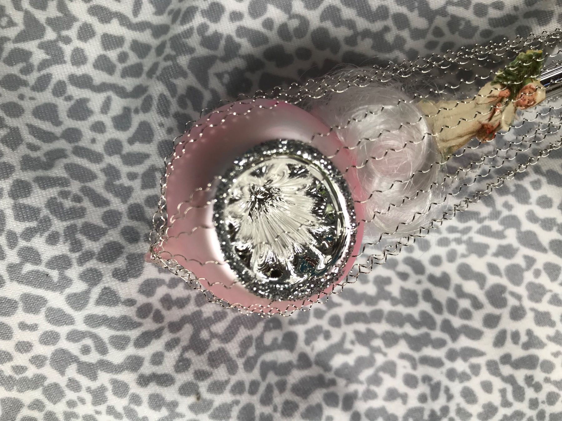 Tutte le decorazioni: Nostalgischer rosaChristbaumschmuck Christkind-Oblate Reflex – Nuovo e nell'imballaggio originale da Alpnach Dorf venduto da marvo 3