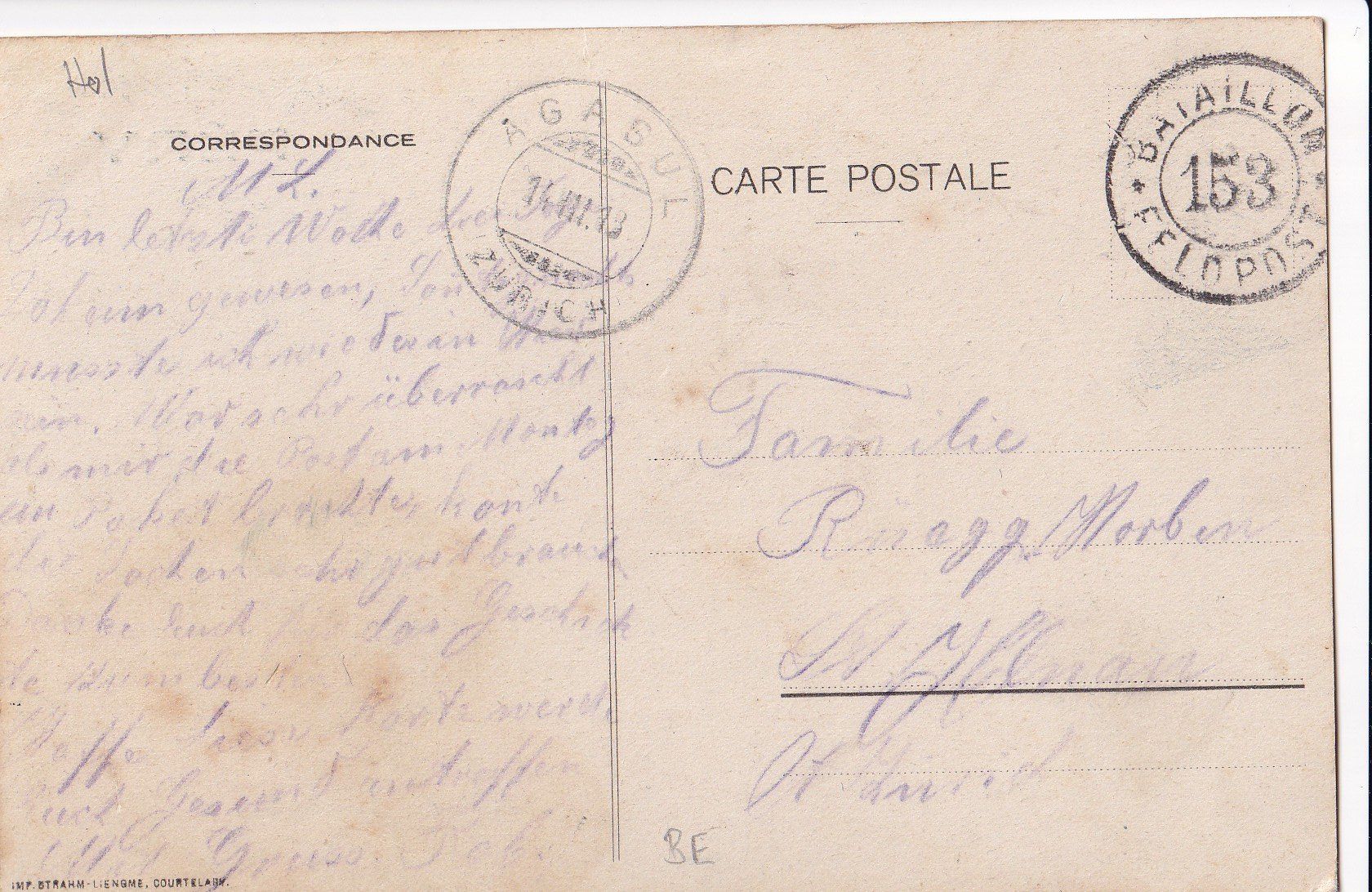 Cartoline postali: Péry Dorfansicht Feldpoststempel – Usato da Olten venduto da clotaldi 1
