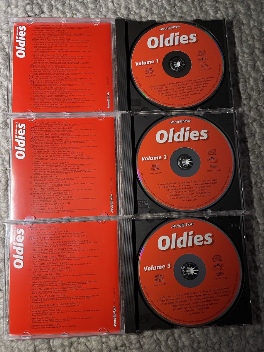 CD: 3x MEDIA MARKT Oldies Volume 1/2/3 – Nuovo (secondo la descrizione) da Reinach AG venduto da trigger7811 1