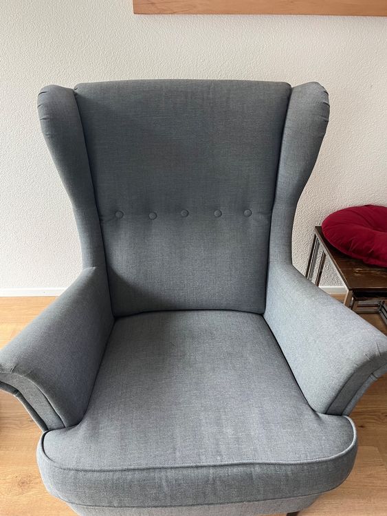 Ohrensessel Ikea mit Hocker Kaufen auf Ricardo