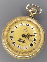 Handaufzug Taschenuhr Handor 17 Jewels, Swiss Made!
