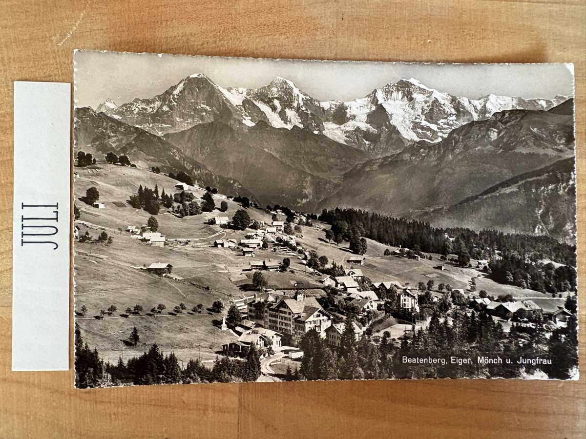 Cartes postales: AK von Beatenberg / Eiger Mönch Jungfrau – D'occasion à Rümlang par Kartenpost1