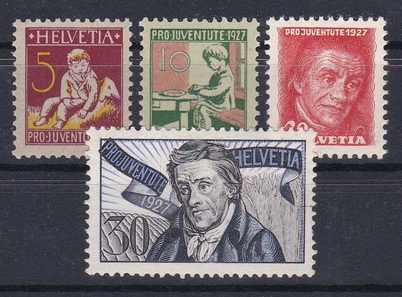 Tous les timbres: Pro Juventute, 1927, postfrisch** – Neuf (Voir description) à Lupfig par lubor