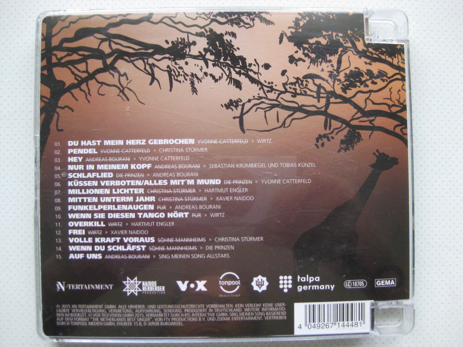 CD: Sing meinen Song - Das Tauschkonzert -Volume 2 – Usato da Wettingen venduto da Licht08 1
