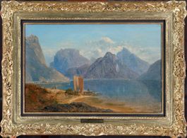 Leopold Heinrich Vöscher (1830-1877): Bergsee