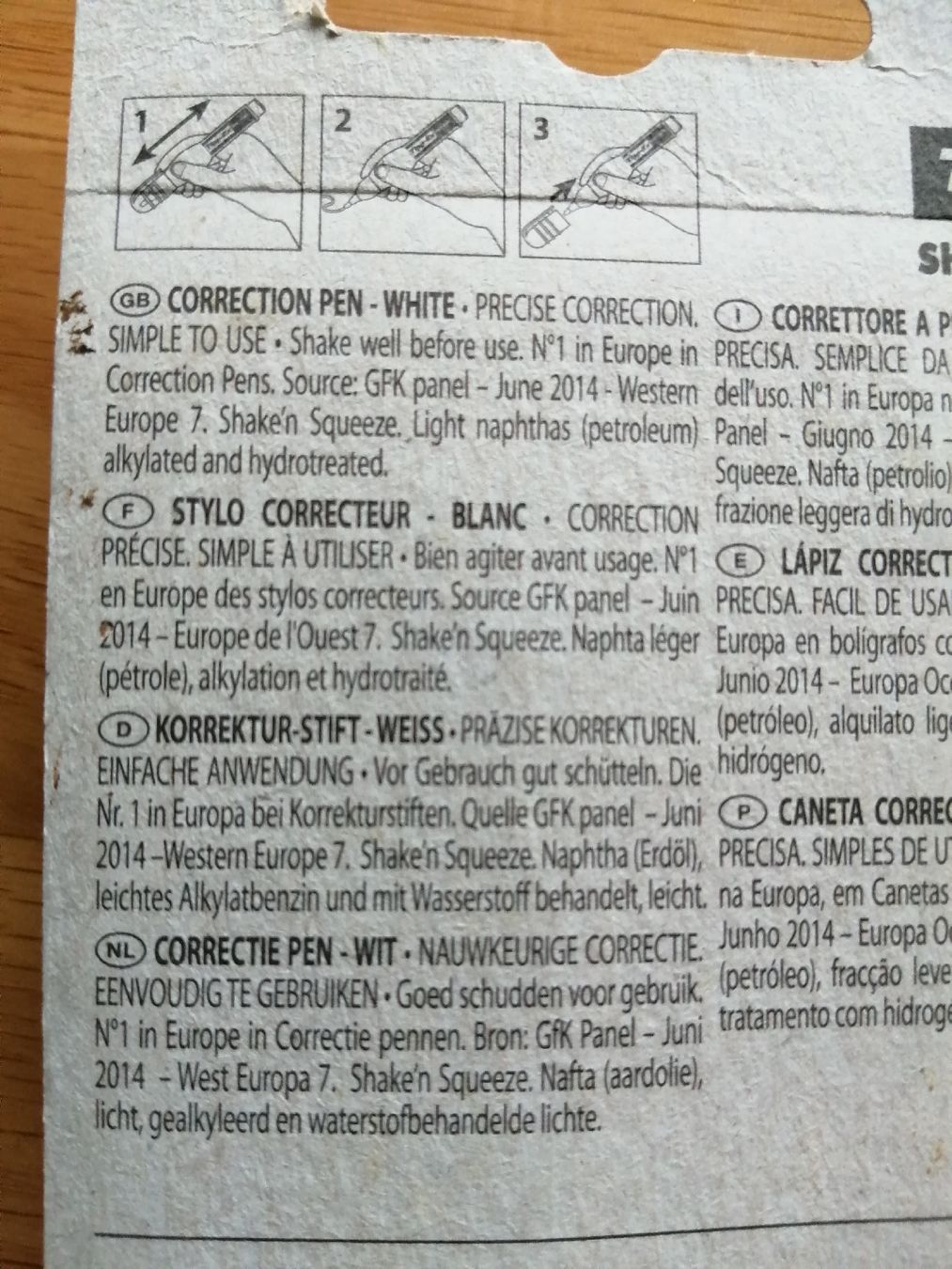 Penna & Evidenziatori: Tipp-Ex Shake'n Squeeze Korrektur Stift – Nuovo e nell'imballaggio originale da Honau venduto da holunder3 1