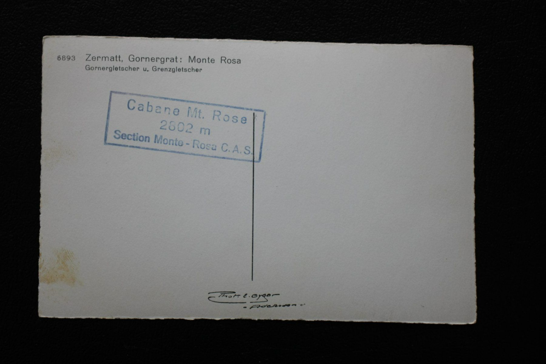 Cartes postales: Ansichtskarte Zermatt Gornergrat Monte Rosa – D'occasion à Wiedlisbach par han_n6ff 1