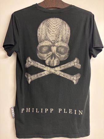 Philipp Plein T-Shirt, Schwarz, Totenkopf