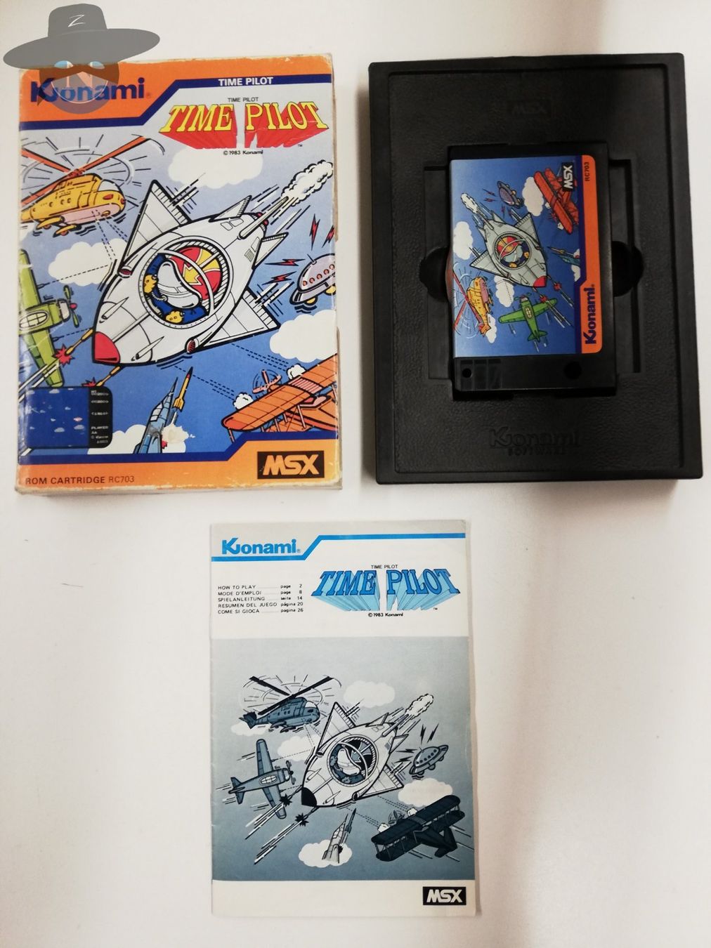 Spiele: Time Pilot / MSX – Gebraucht aus St. Gallen von zorro_dc