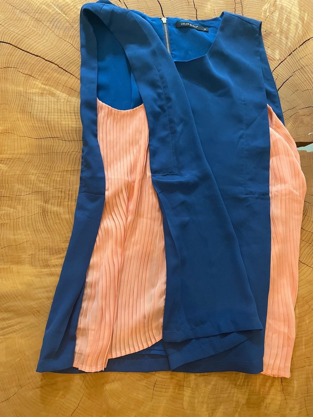 Top: Weite Bluse Blau & Rosa Gr. M / Blouse/top Color Block ample – Nuovo (secondo la descrizione) da Zürich venduto da AnnaSa 6