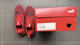 Puma Hybrid NX Sneaker rot schwarz Grösse 45 neuwertig