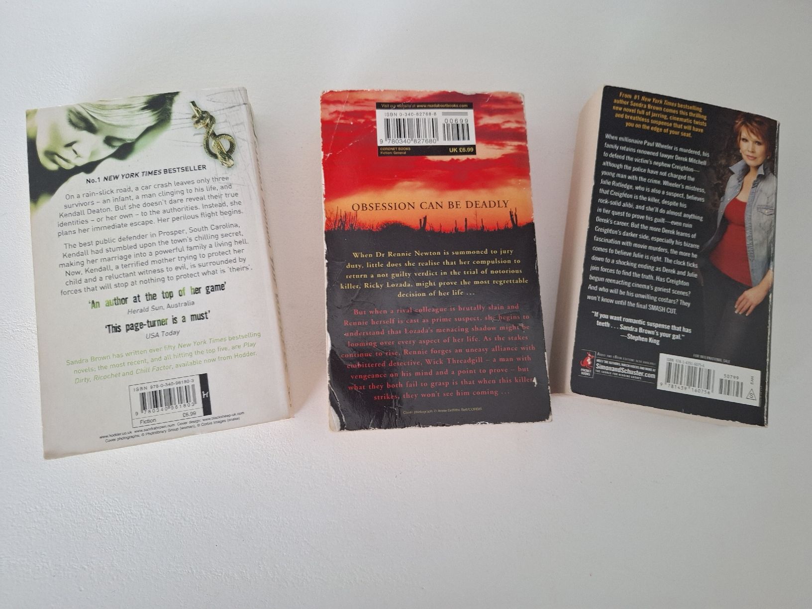 Libri: 3 books by Sandra Brown – Usato da Aesch BL venduto da ChezToKa 1