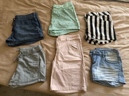 Sommer Shorts Set, Grösse 38/40 - Diverse Stile