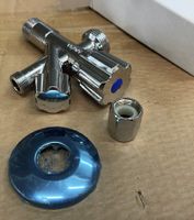 Euro Forte - Eckventil 1/2 zoll auf 3/4 zoll - Messing Verch