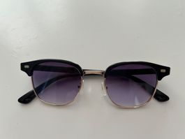 Sonnenbrille schwarz gold