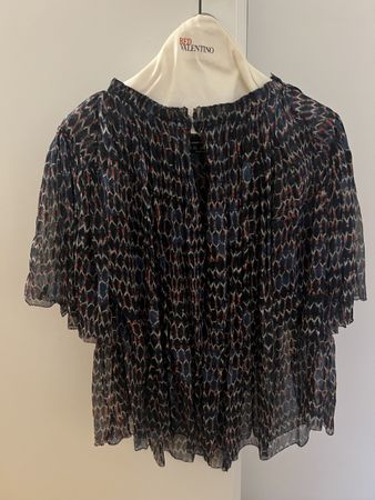 Isabel Marant Plissee-Bluse / Top – Seide – Grösse S