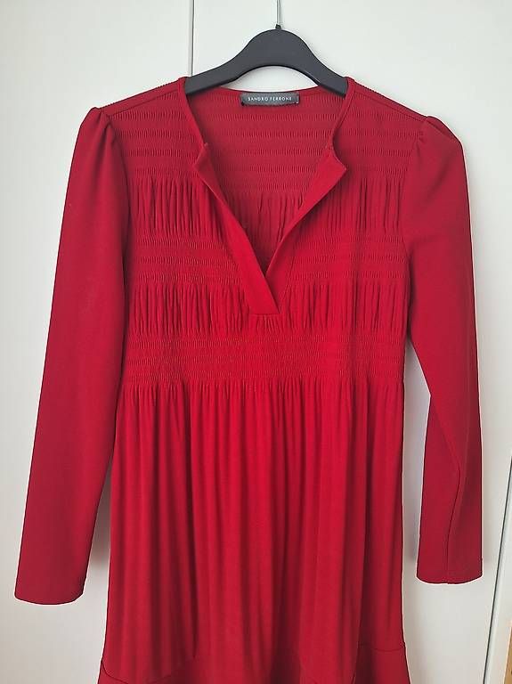 Robes: Rotes Kleid Grösse M/L Sandro Ferrone – D'occasion à Frenkendorf par pinupbs 3