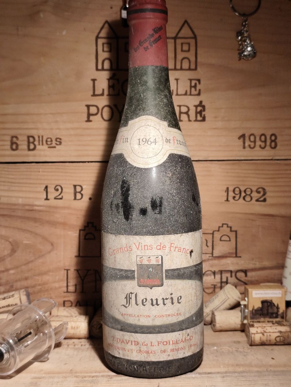 Vino: 1964 David L. Foillard Fleurie – Usato da Büsserach venduto da Vintage-vins 1