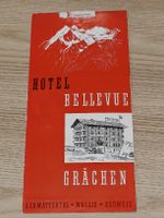 Alter Prospekt / Hotel Bellevue Grächen Zermattertal VS 1939