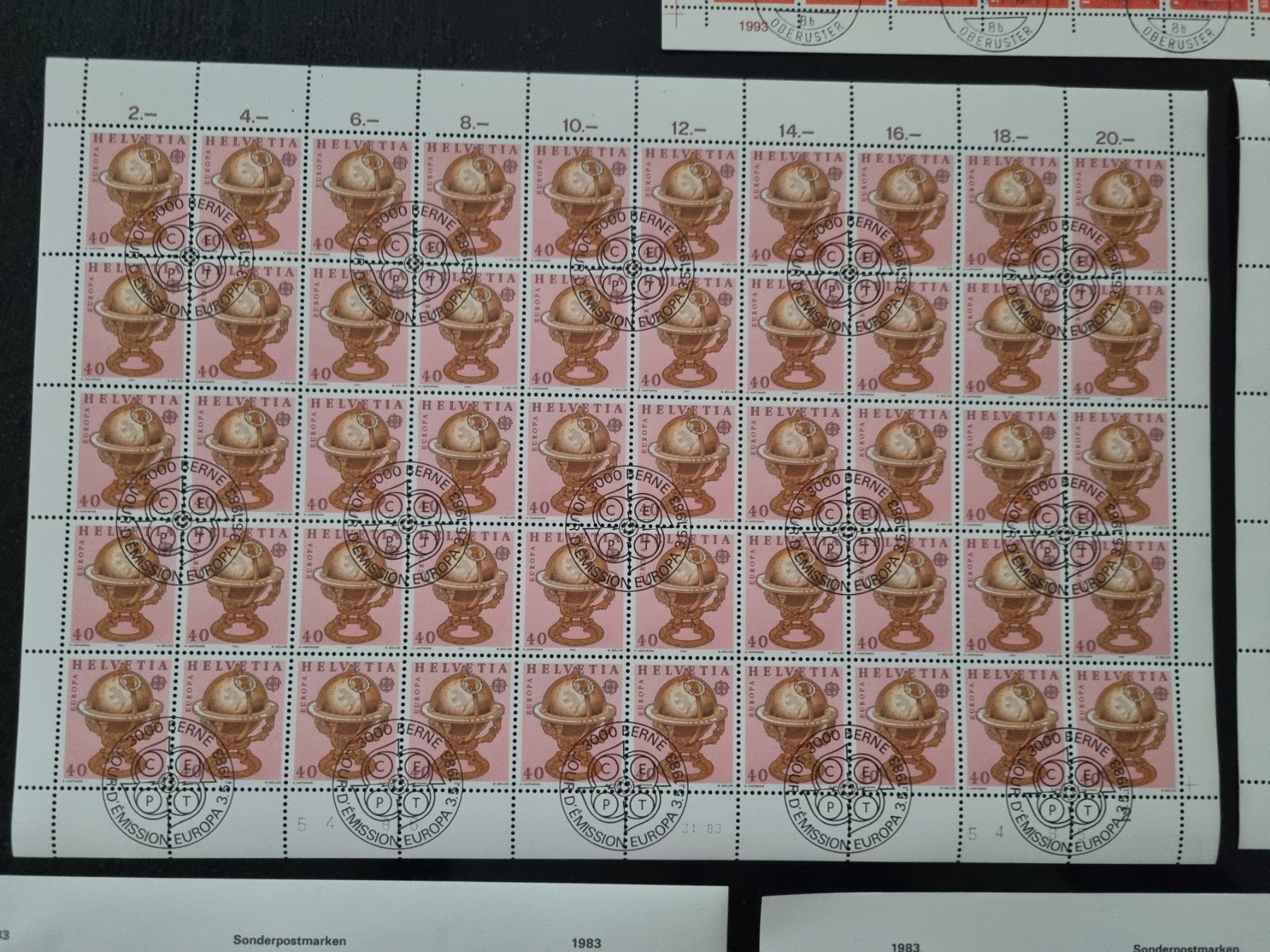 Tous les timbres: diverse CH  Bogen mit ET Stempel : KP 365.-- – D'occasion à Gümligen par Geniusbuy 2
