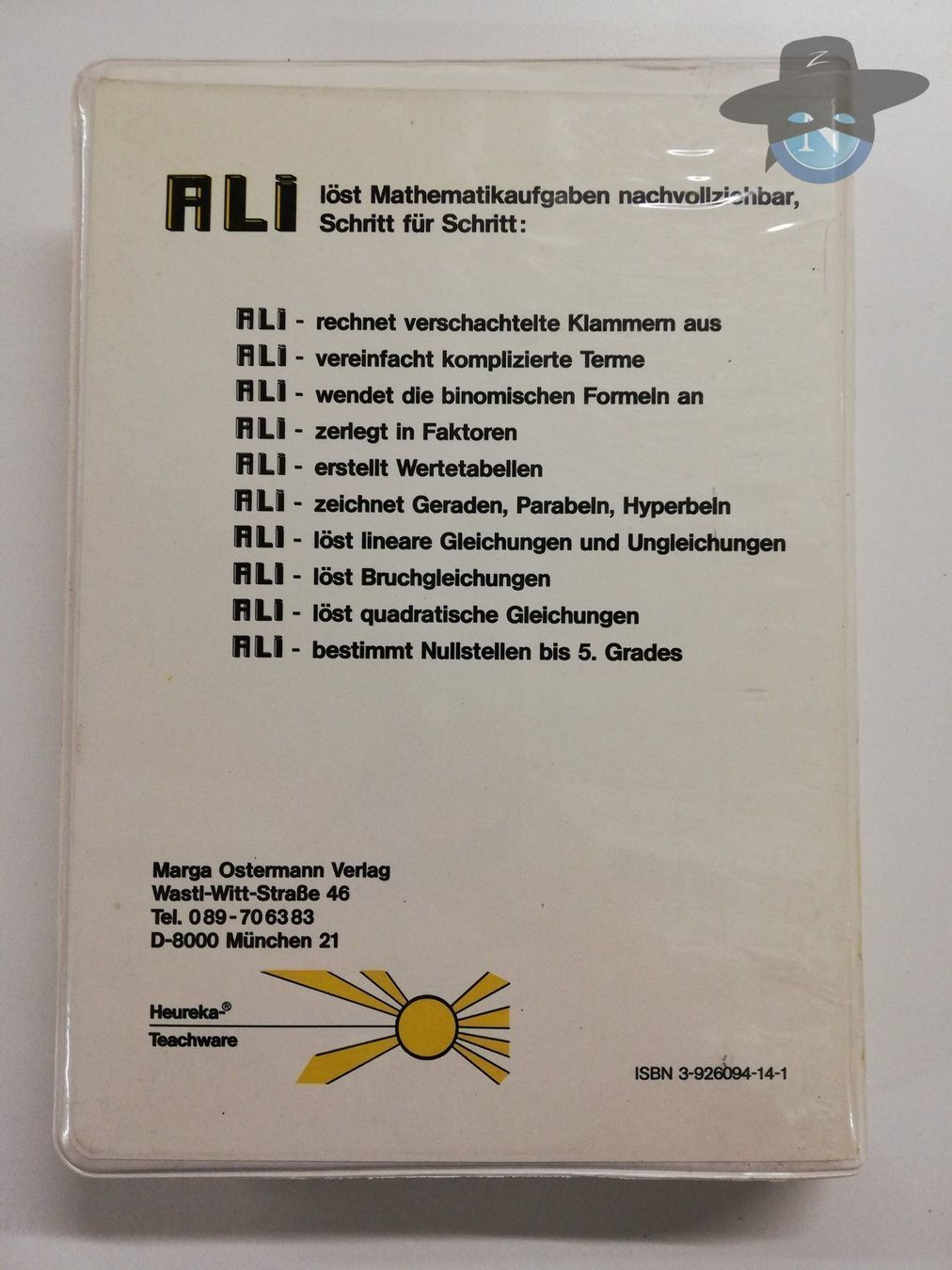 Commodore PCs: ALi  original Software für C64 / C128 – Gebraucht aus St. Gallen von zorro_dc 1