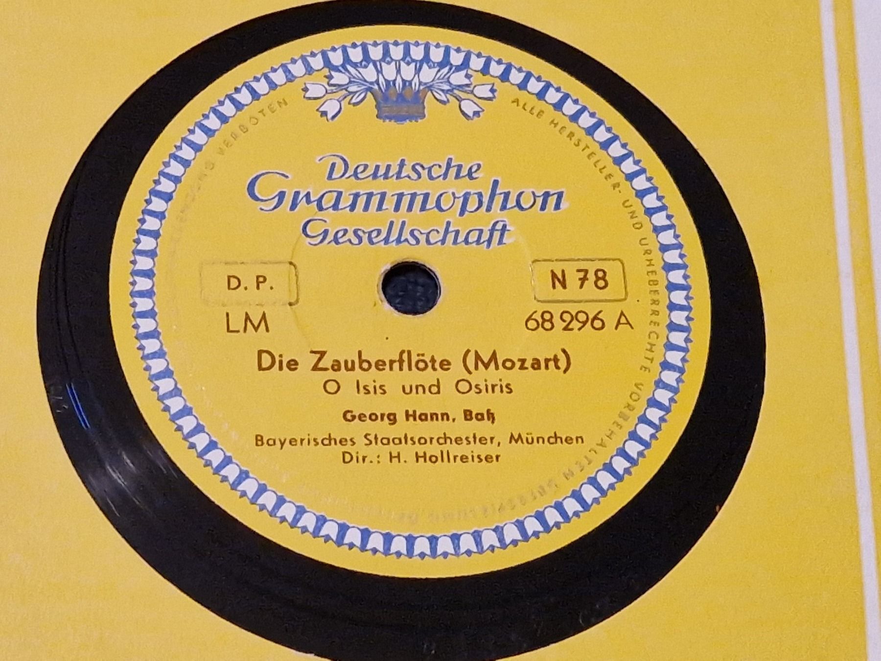 Schallplatten: LP Shellac Die Zauberflöte von 1953 – Gebraucht aus MUEHLAU von ibo_5c7d 2