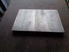 Überfahrkeil aus Aluminium, sehr massiv