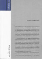 Jahrtausendwende - Vontobel Stiftung