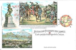 Altdorf UR Apfelschuss Tell+Gessler ca 1900 sehr gut erhalte