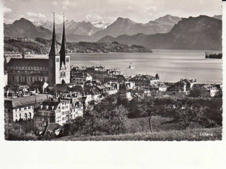 Ansichtskarten: Luzern ca. 1950 – Gebraucht aus Bürglen TG von StampGraf