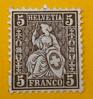 Sitzende Helvetia UNGESTEMPELT  ﻿Siehe Original Fotos   