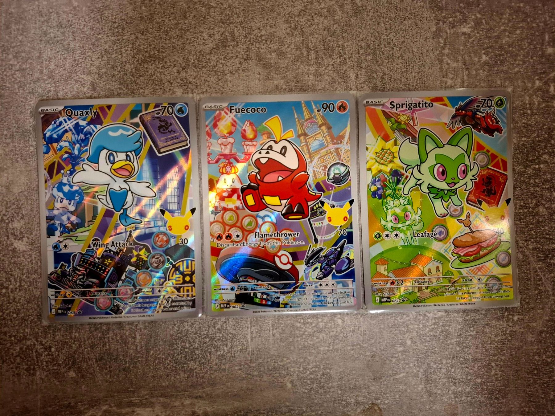 Pokémon Carte collezionabili: First Partner Illustration Series 3 - Paldea 3er Set EN – Nuovo e nell'imballaggio originale da Winterthur venduto da andrekeller95