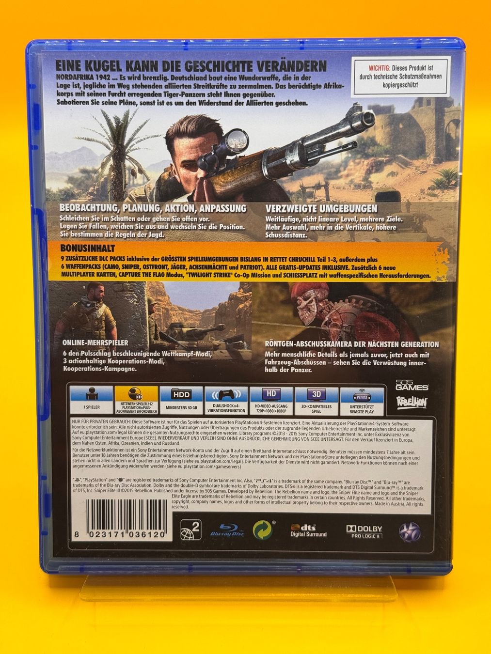 Sony Spiele: Sniper Elite III Ultimate Edition - PS4 – Gebraucht aus Oberwil b. Zug von silver2024 1