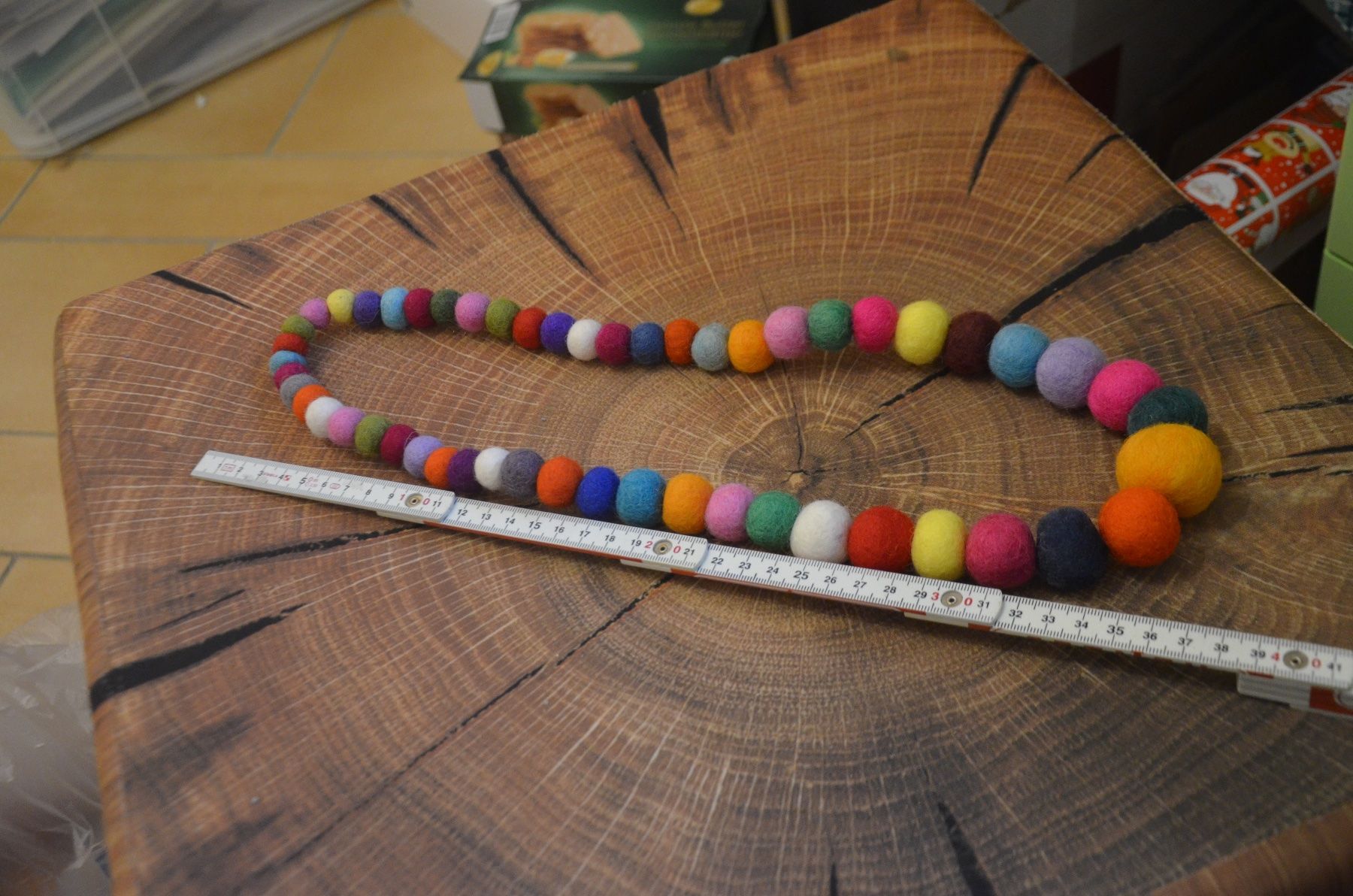 Catenine: COLLIER - HANDARBEIT - NEU - FILZ – Nuovo (secondo la descrizione) da Chiasso venduto da Dolly015 1