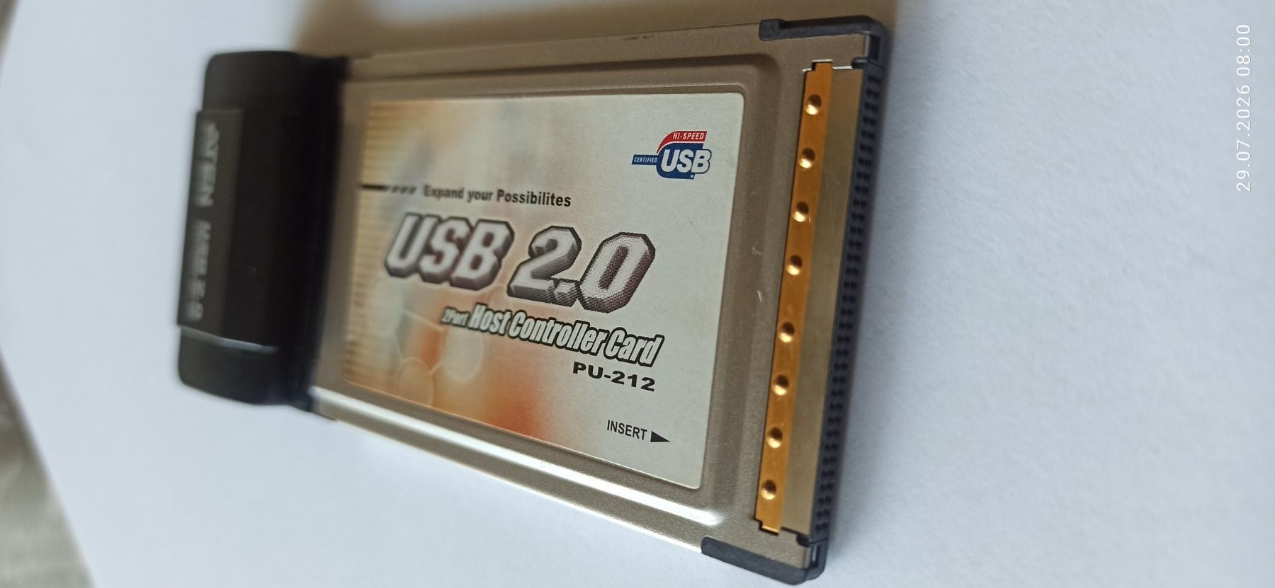Componenti elettronici: USB 2.0 Host Controller Card / ATEN – Nuovo (secondo la descrizione) da Fahrweid venduto da smeraldo10 1