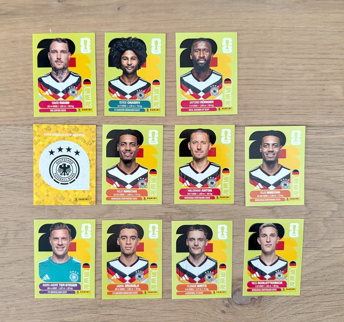 Panini Carte collezionabili: WM 2026 Panini Team Deutschland – Nuovo e nell'imballaggio originale da Schlieren venduto da freesoul
