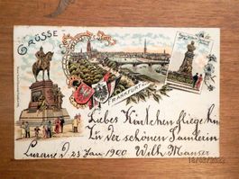 AK, Litho, Frankfurt a./M. nach Luzern