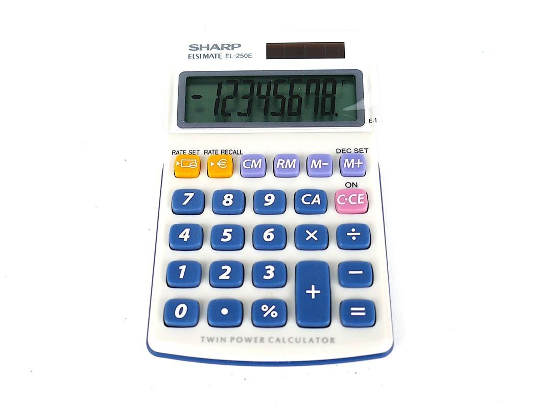 Sharp Taschenrechner: Sharp elektronischer Taschenrechner – Neu (gemäss Beschreibung) aus Urtenen-Schönbühl von Restwert_Schoenbuehl 1