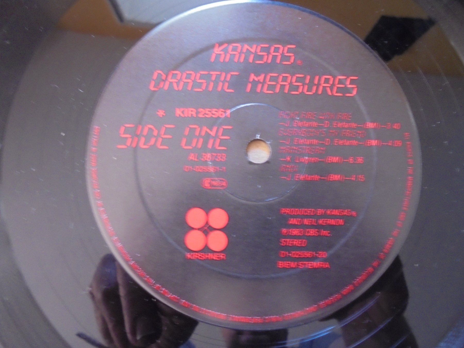 Dischi in vinile: KANSAS " Drastic Measures " LP Holland 1983 – Usato da Crissier venduto da Promopost 3