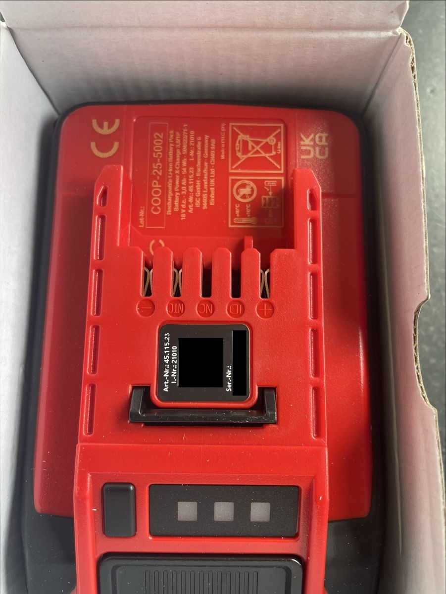 Einhell Akkus & Batterien: Einhell Power X-Changes Akku 3.0Ah 18V – Neu und originalverpackt aus Eschenbach SG von male 1